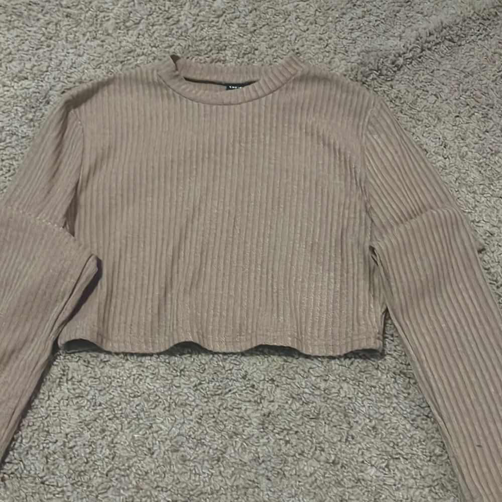 shein cropped long sleeve size L